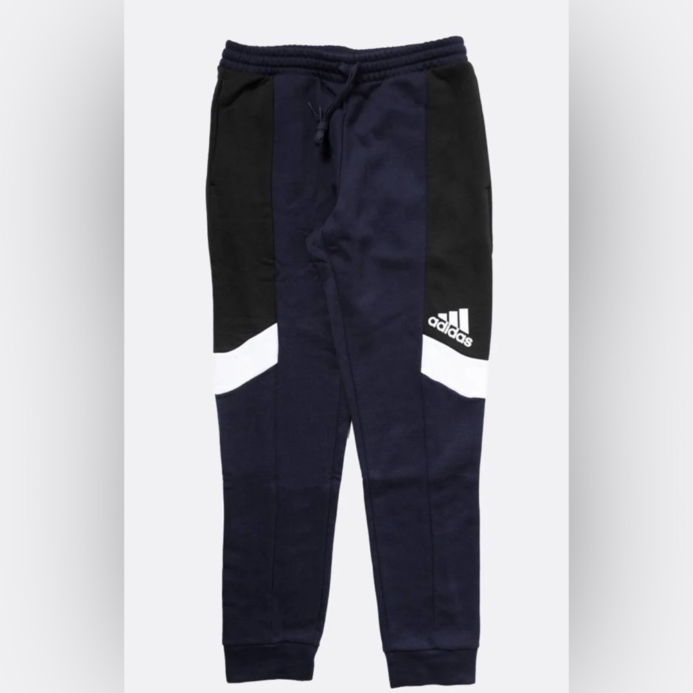 Adidas Essentials Mens Colorblock Sweatpants Sz M… - image 1